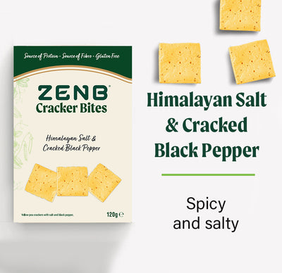 Black Pepper & Himalayan Salt Cracker Bites