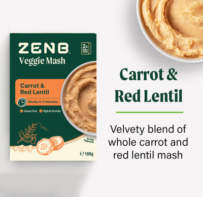 Carrot and Red Lentil Veggie Mash