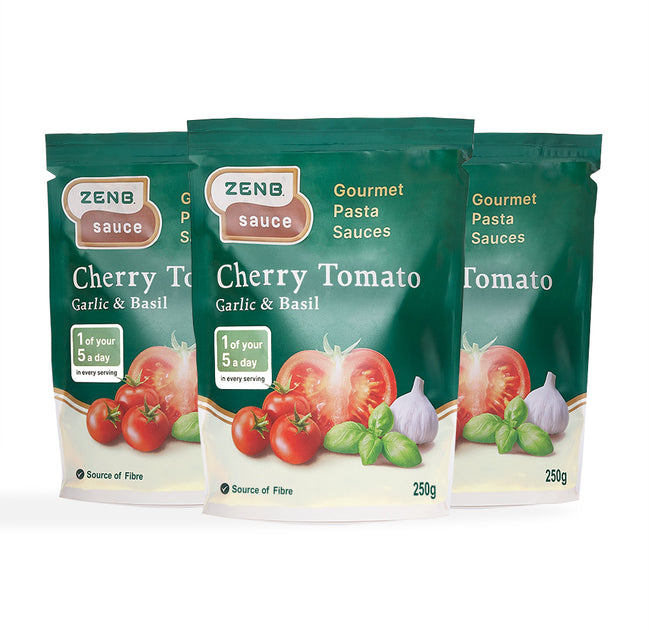 Gourmet Cherry Tomato Pasta Sauce High Fibre, SlowCooked ZENB UK