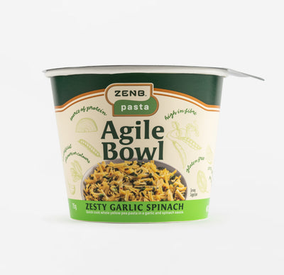 Zesty Garlic Spinach Agile Bowl