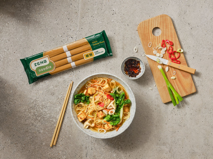 Vegan Mushroom Miso Ramen Recipe Gluten Free Noodles ZENB UK