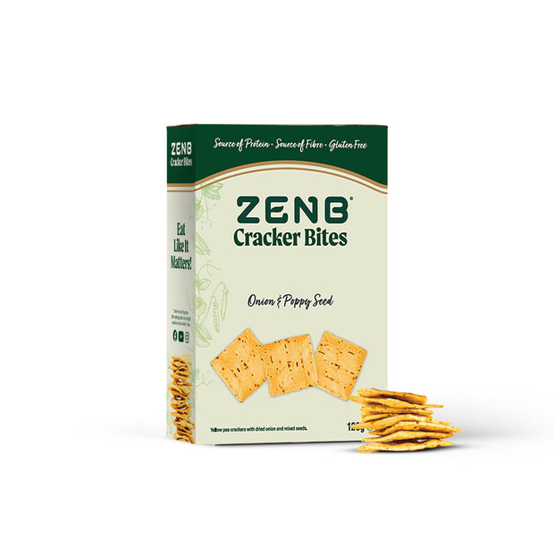 Onion & Poppy Seed Cracker Bites | 3 Pack |9 Pack