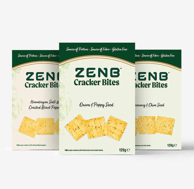 Cracker Bites | Variety Pack | Source of Protein | ZENB UK