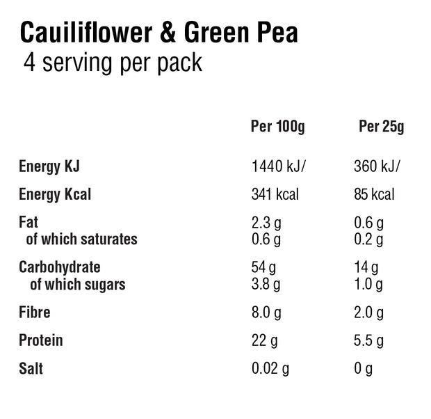 Cauliflower & Green Pea Veggie Mash | Default Title
