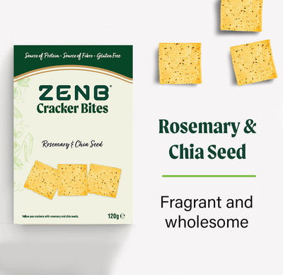 Rosemary & Chia Seed Cracker Bites