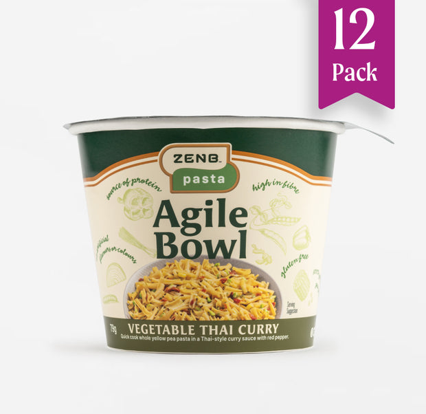Vegetable Thai Curry Agile Bowl | 12 Pack