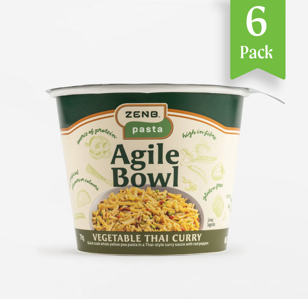 Vegetable Thai Curry Agile Bowl | 6 Pack